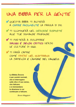 Una Bibbia per la gente Una Bibbia per la gente