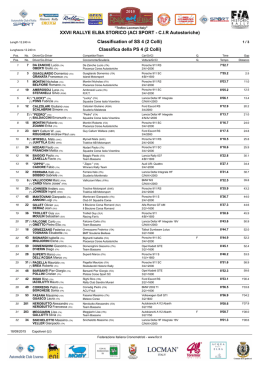 SS/PS 4 (Due Colli) - RALLY ELBA STORICO
