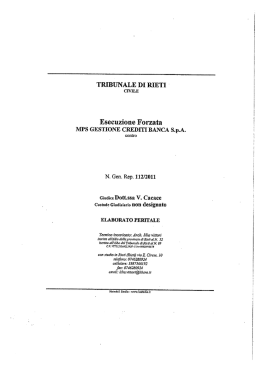 TRIBUNALE DI RIETI `