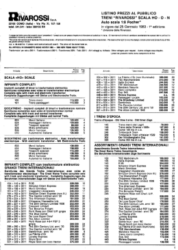 Listino 1983 RR Pocher