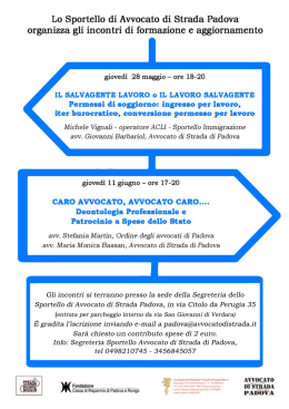 Vedi Allegato - Studio Legale Bassan Michelon