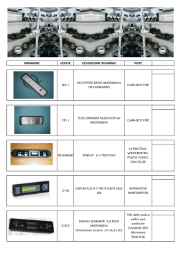 trs 1 telecomando radio display micronova clam-best