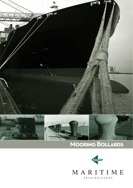 Mooring Bollard Catalogo - Maritime International, Inc