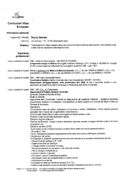 Curriculum Vitae Europass