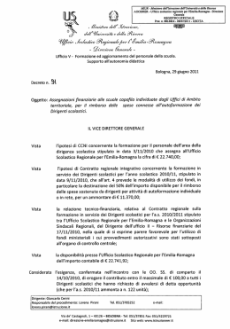 ` ._ « AOODREIR - Ufﬁcio scolastico regionale per l