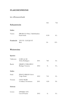 WEINKARTE NEU NOV 13 - Stapferstube da Rizzo