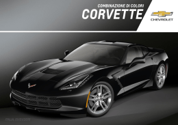 Scarica Corvette Stingray combinazione de colori esterni