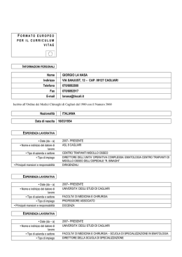 curriculum vitae