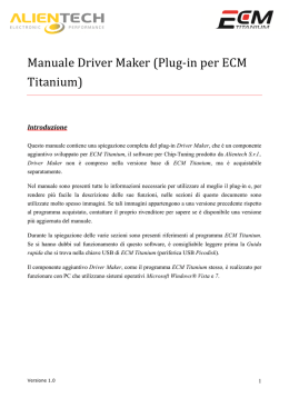 Manuale Driver Maker _ita