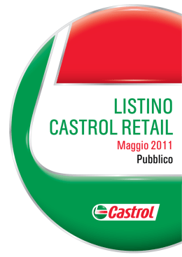 LISTINO CASTROL RETAIL