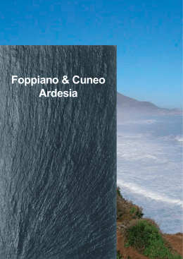 Catalogo Ardesia Foppiano - Ardesia Foppiano e Cuneo