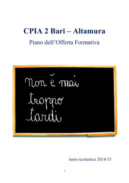 CPIA 2 Bari &ndash; Altamura