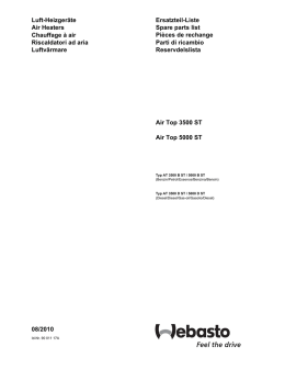 Luft-Heizgeräte Air Heaters Chauffage à air Riscaldatori ad aria