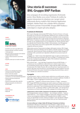Una storia di successo: BNL-Gruppo BNP Paribas