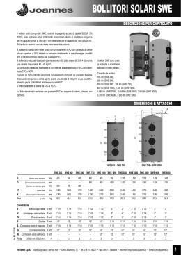 BOLLITORI SOLARI SWE
