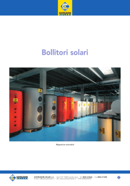 Bollitori solari