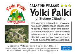 CAMPING VILLAGE - Campeggio Club Varese