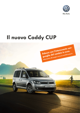 Il nuovo Caddy CUP