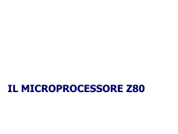 Il Microprocessore Z80