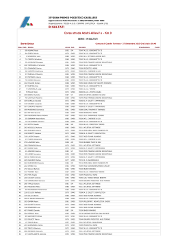 27/09/2015 35&deg; Gran Premio Podistico Casellese