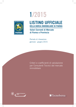 LISTINO UFFICIALE - Borsa Immobiliare Italiana