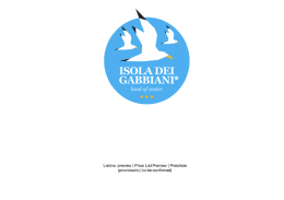 Listino Villaggio - Isola dei Gabbiani
