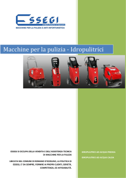 idropulitrici acqua fredda PDF