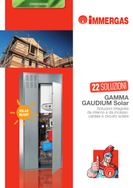 Scarica il catalogo della linea GAUDIUM Solar