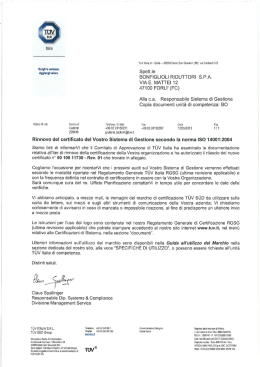 BONFIGLIOLI RIDUTTORI S.P.A.
