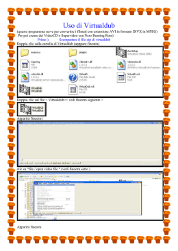 Uso di Virtualdub