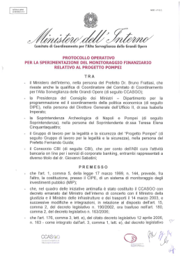 Comitato di Coordinamento per l`Alta Sorveglianza delle Grandi Opere