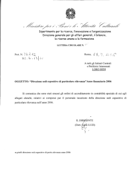 Dipartimento per la ricerca, l`innovazione e l`organizzazione