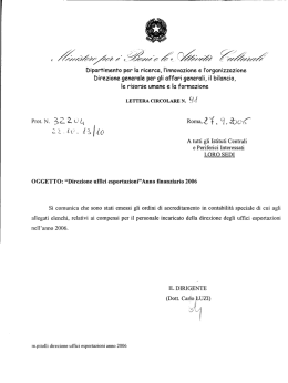Direzione ufﬁci esportazioni