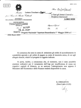 Lettera Circolare n.iQqiel