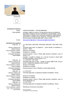 ILARIA PECORARO &ndash; OSTUNI (BRINDISI)
