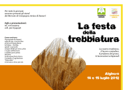 La festa trebbiatura