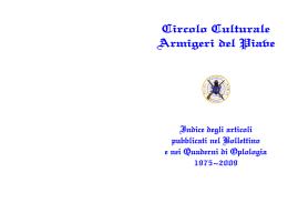 file PDF libretto - Circolo Culturale Armigeri del Piave
