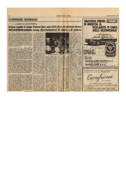CORRIERE ROMANO * - Archivio Antonio Cederna