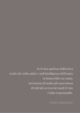 Scarica la carta dei vini