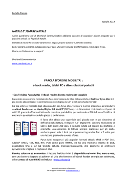 NATALE E` SEMPRE NATALE PAROLA D`ORDINE MOBILITA` : e