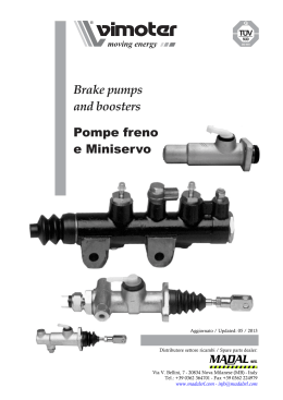 Cat. Pompe freno e miniservo
