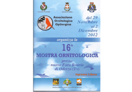 Pubblicazione1 catalogo - Associazione Ornitologica Opitergina