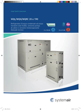 WQL/WQH 50 a 190 - R410A