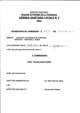Delibera del 29 giugno 2010, n. 1492