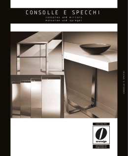 CONSOLLE E SPECCHI