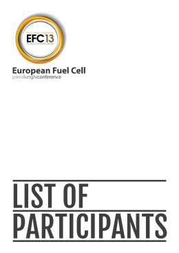 Untitled - European Fuel Cell Technology & Applications Piero