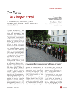 Tre livelli in cinque corpi