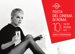 Il programma - Festa del Cinema di Roma