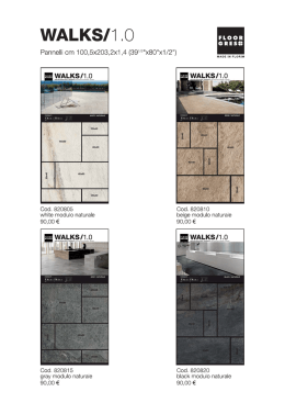 Pannelli Walks 1.0 100x203