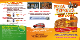 Tutti i giorniz`l bollino ogni izza ordinata Ogni 10 bollin 1 margherita